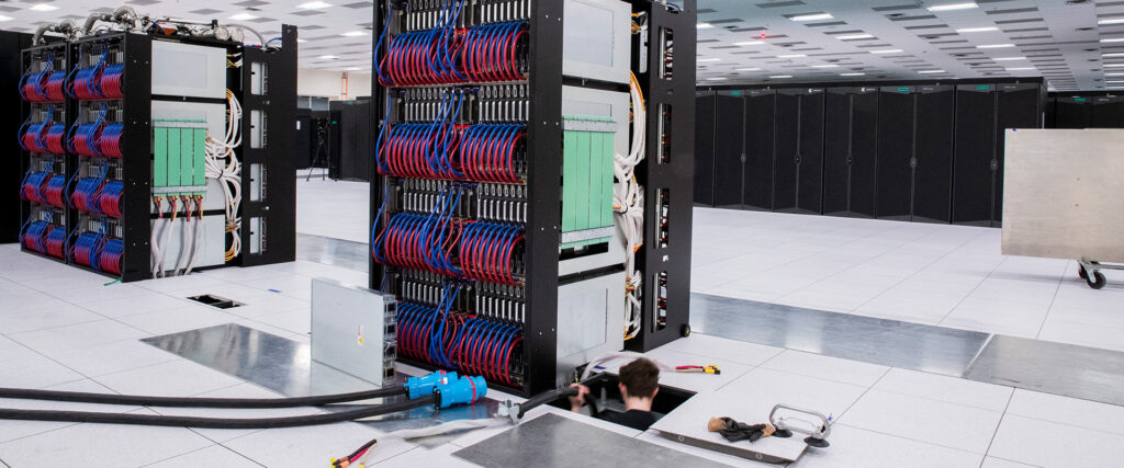 Researchers working with high-performance computing systems at Los Alamos National Laboratory