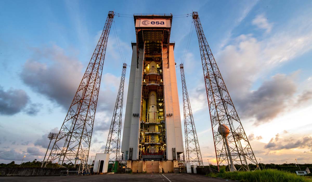 Vega C Prepares for Mission Carrying Brazil’s New Satellite Into Orbit